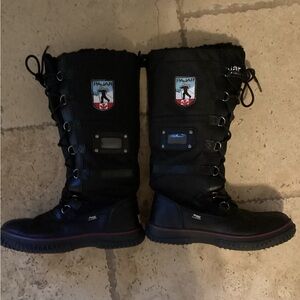 Pajar Women's Grip Zip Waterproof Lace-Up Winter Boots US 8